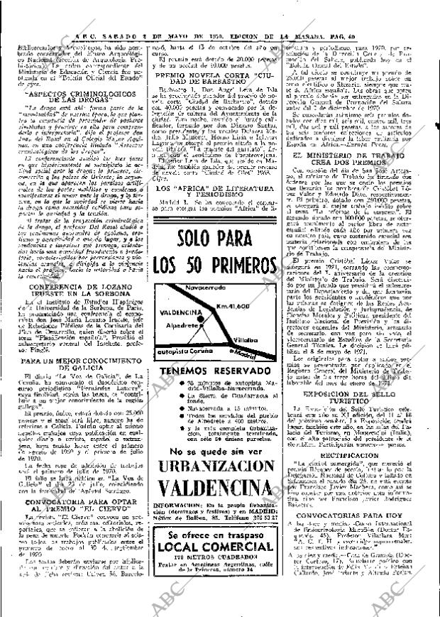 ABC MADRID 02-05-1970 página 60