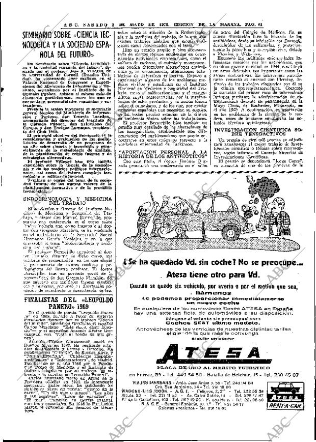 ABC MADRID 02-05-1970 página 61