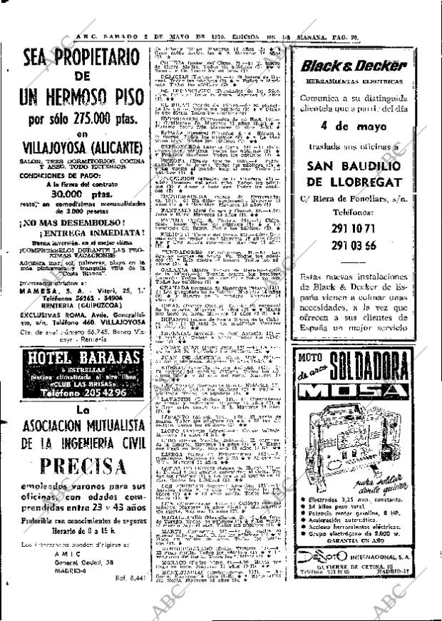 ABC MADRID 02-05-1970 página 90