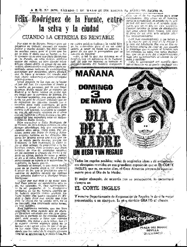 ABC SEVILLA 02-05-1970 página 51