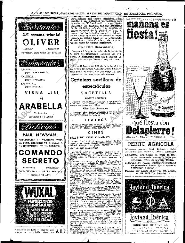 ABC SEVILLA 02-05-1970 página 72