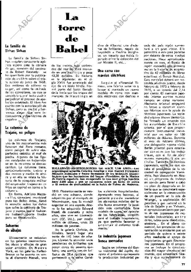 BLANCO Y NEGRO MADRID 02-05-1970 página 77