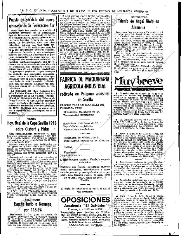 ABC SEVILLA 03-05-1970 página 65