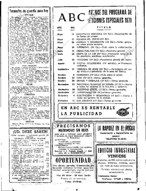 ABC SEVILLA 03-05-1970 página 91