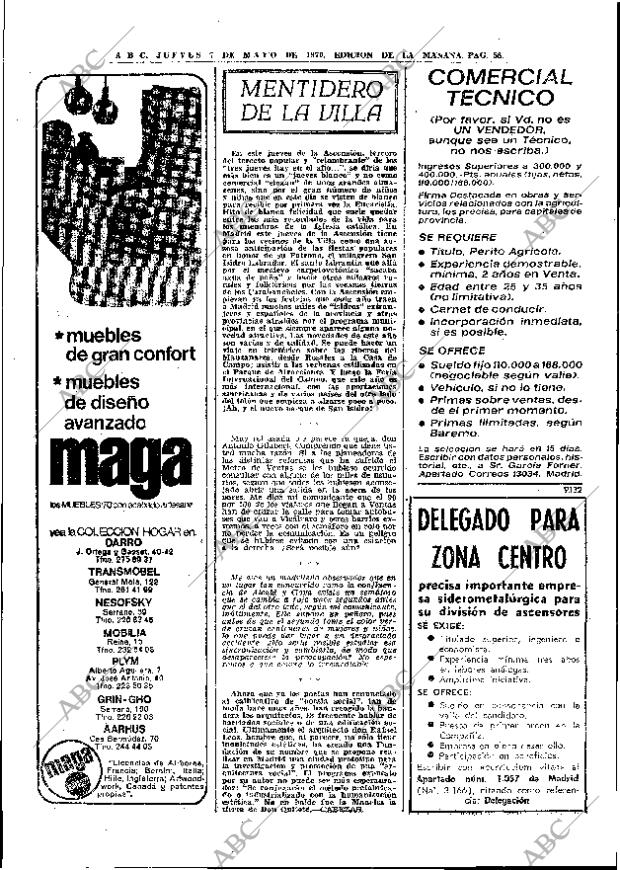 ABC MADRID 07-05-1970 página 58