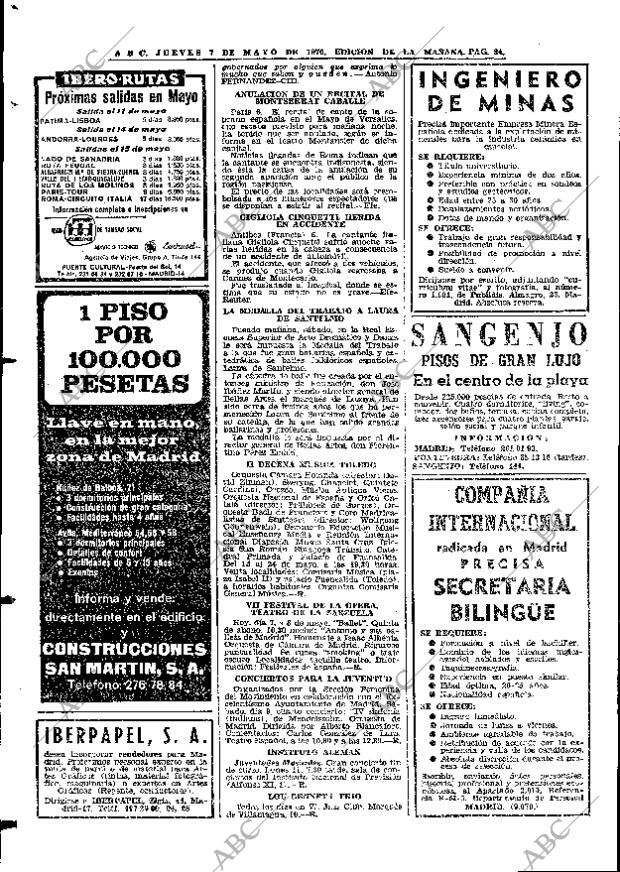 ABC MADRID 07-05-1970 página 84