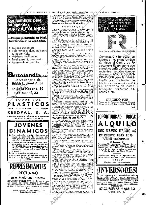 ABC MADRID 07-05-1970 página 91