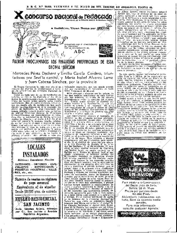ABC SEVILLA 08-05-1970 página 44
