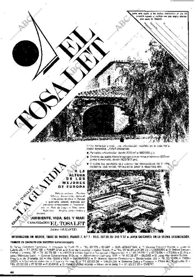 BLANCO Y NEGRO MADRID 09-05-1970 página 40