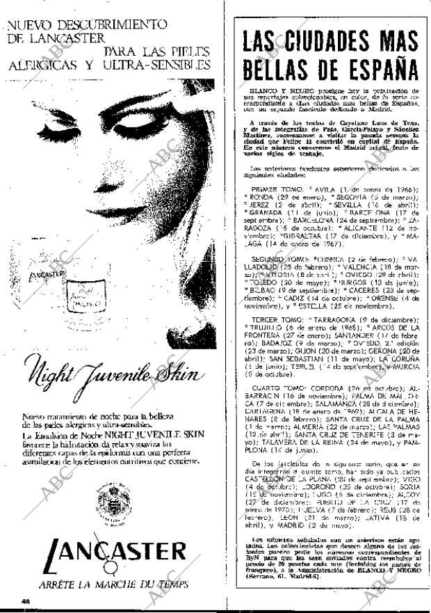 BLANCO Y NEGRO MADRID 09-05-1970 página 48