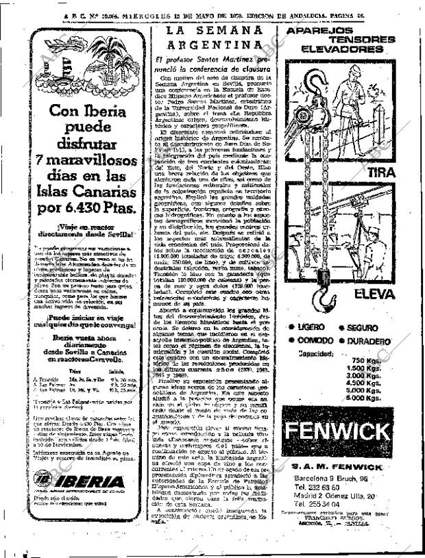 ABC SEVILLA 13-05-1970 página 26