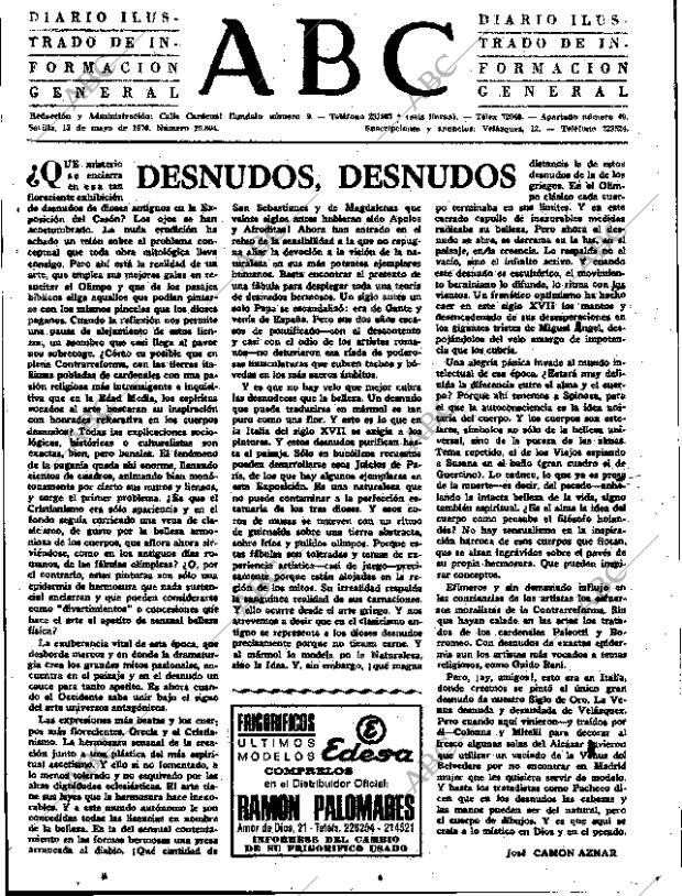 ABC SEVILLA 13-05-1970 página 3