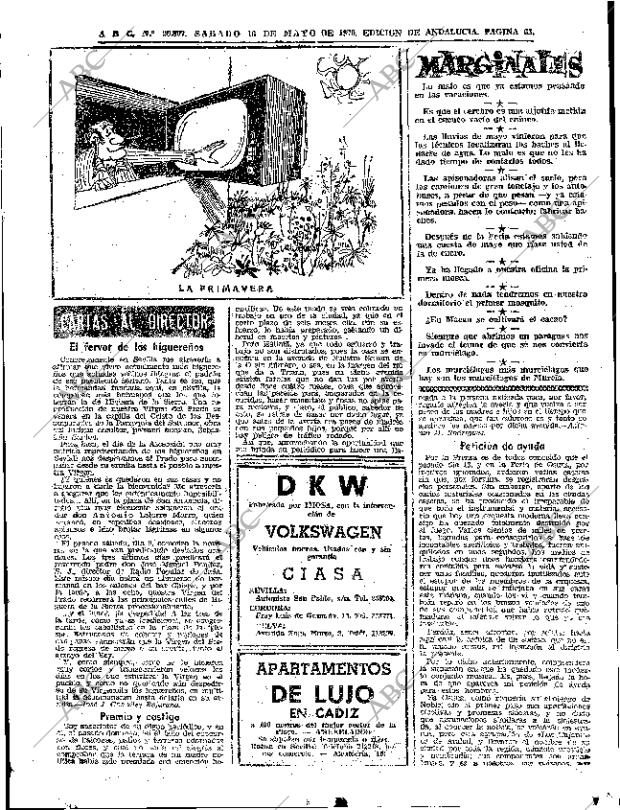 ABC SEVILLA 16-05-1970 página 53