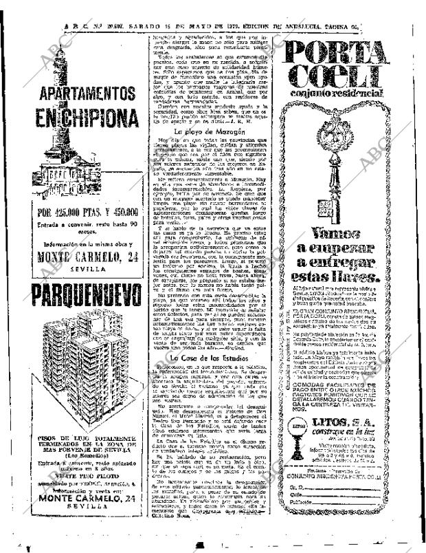 ABC SEVILLA 16-05-1970 página 54