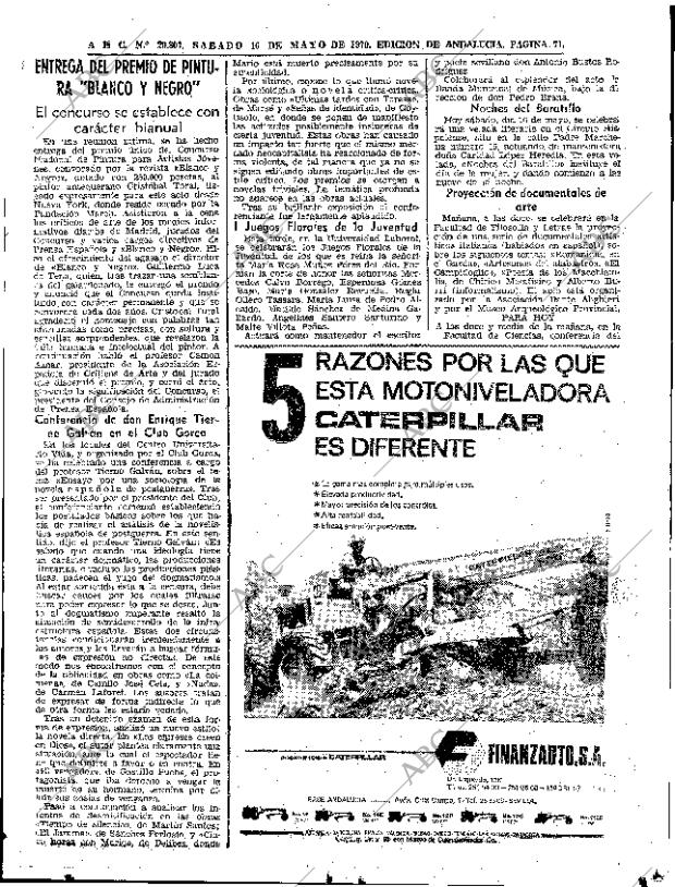 ABC SEVILLA 16-05-1970 página 57