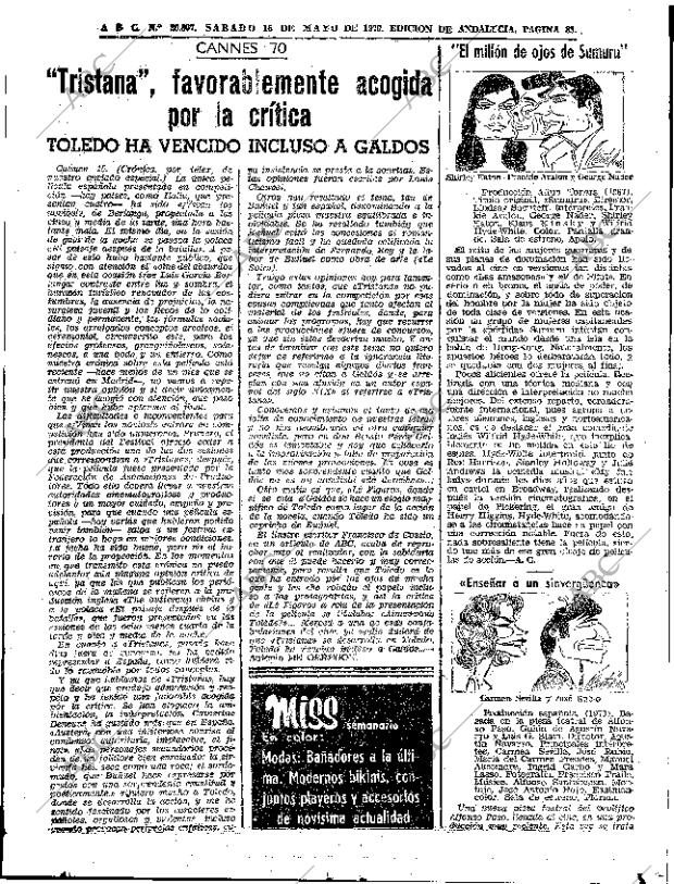 ABC SEVILLA 16-05-1970 página 69