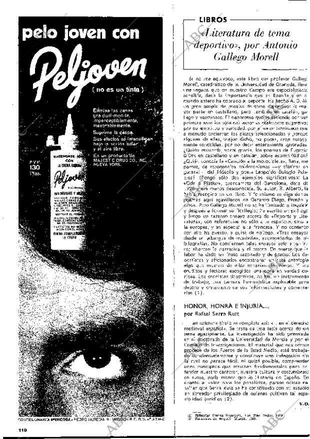 BLANCO Y NEGRO MADRID 16-05-1970 página 110