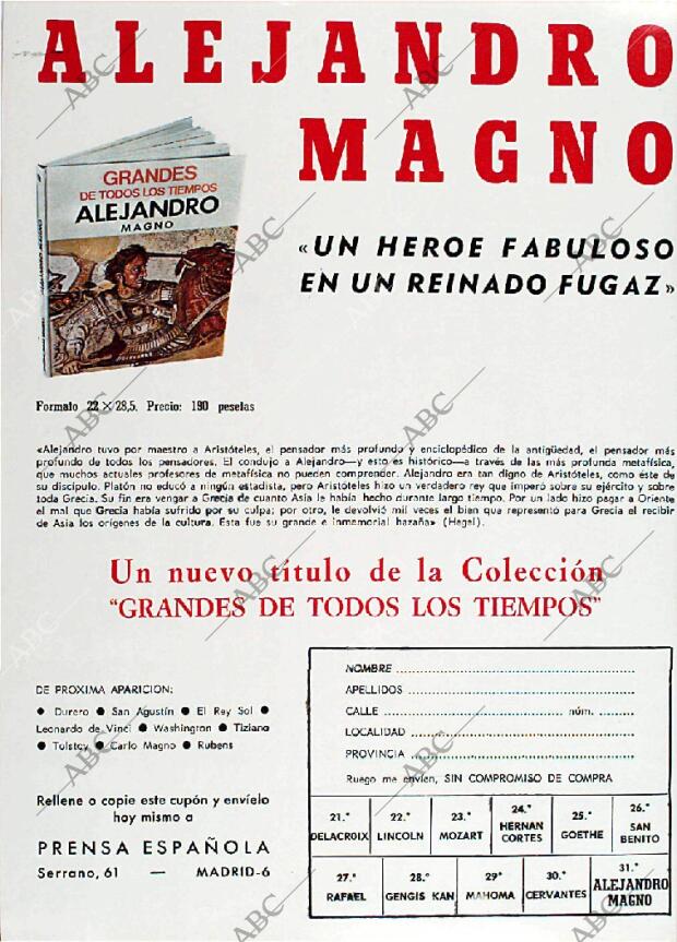 BLANCO Y NEGRO MADRID 16-05-1970 página 2