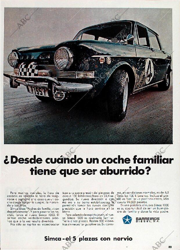 BLANCO Y NEGRO MADRID 16-05-1970 página 23