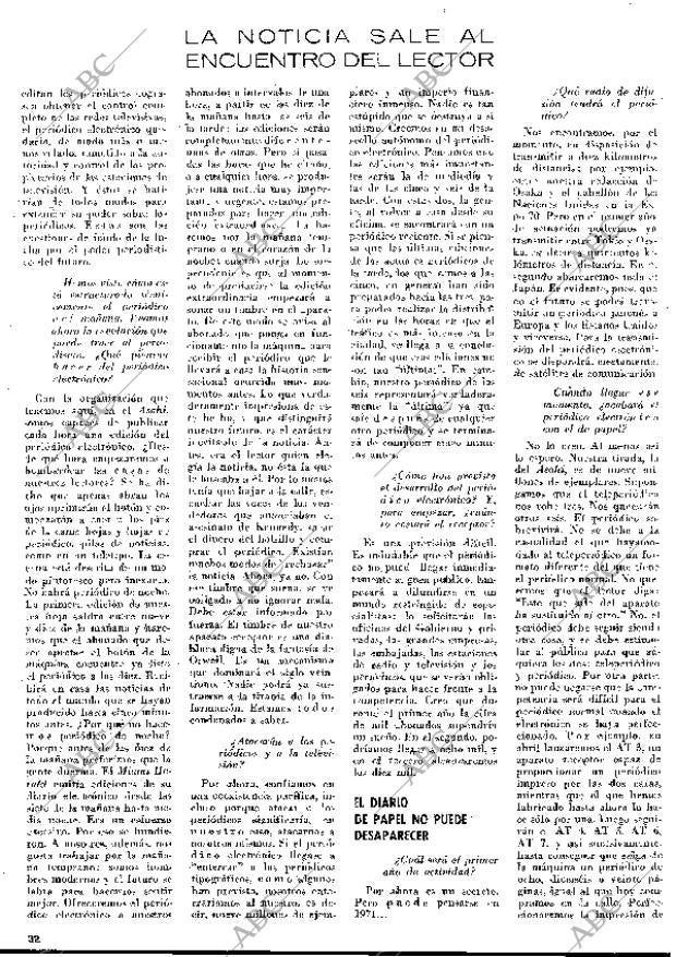 BLANCO Y NEGRO MADRID 16-05-1970 página 32