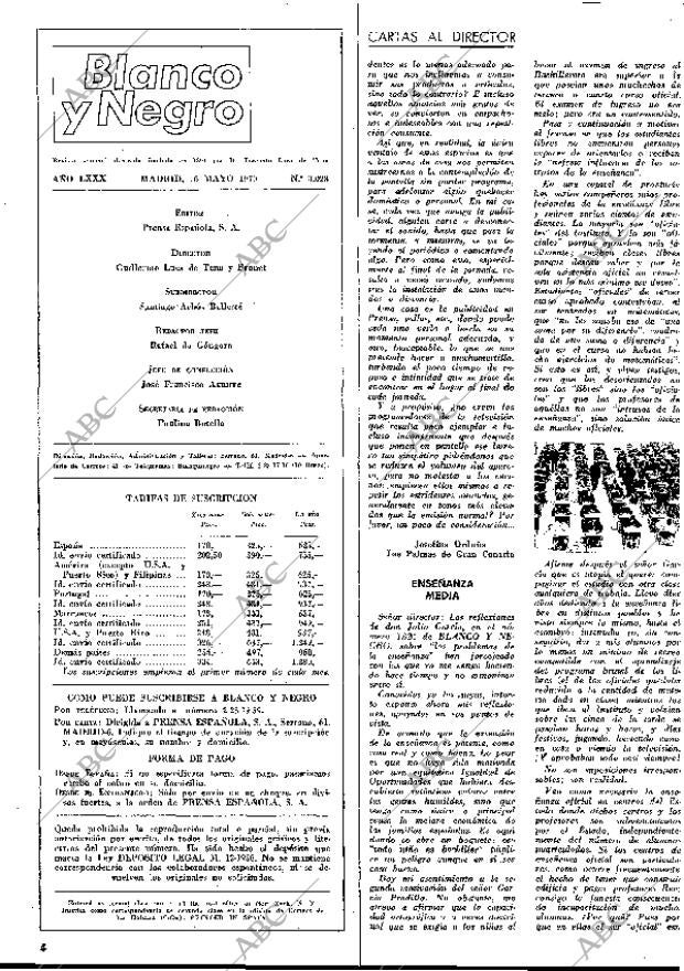 BLANCO Y NEGRO MADRID 16-05-1970 página 4