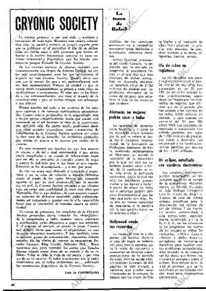 BLANCO Y NEGRO MADRID 16-05-1970 página 86