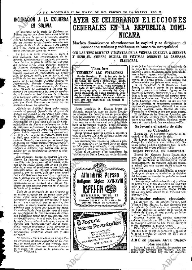 ABC MADRID 17-05-1970 página 19