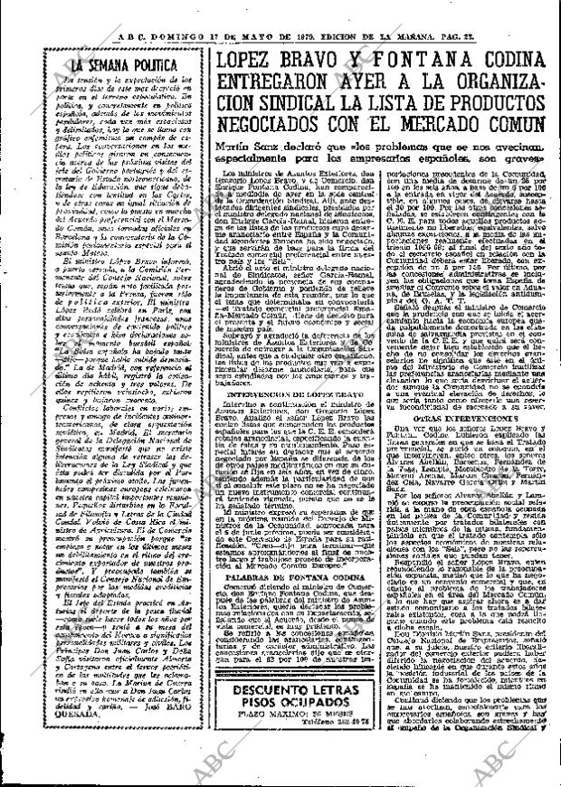 ABC MADRID 17-05-1970 página 23