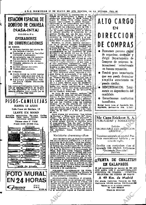 ABC MADRID 17-05-1970 página 68