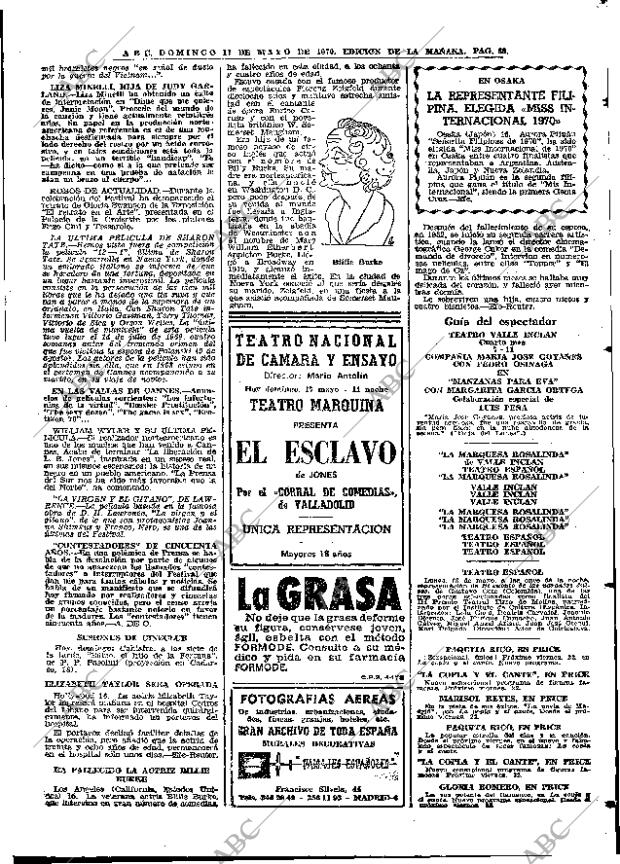 ABC MADRID 17-05-1970 página 69