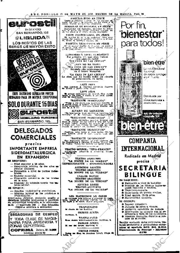 ABC MADRID 17-05-1970 página 70