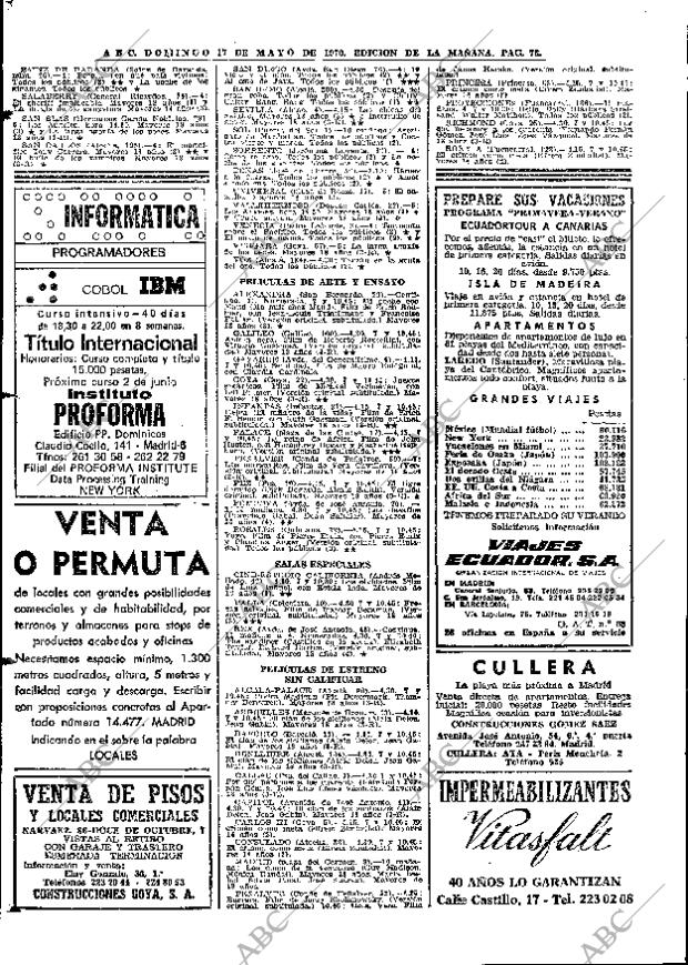 ABC MADRID 17-05-1970 página 76