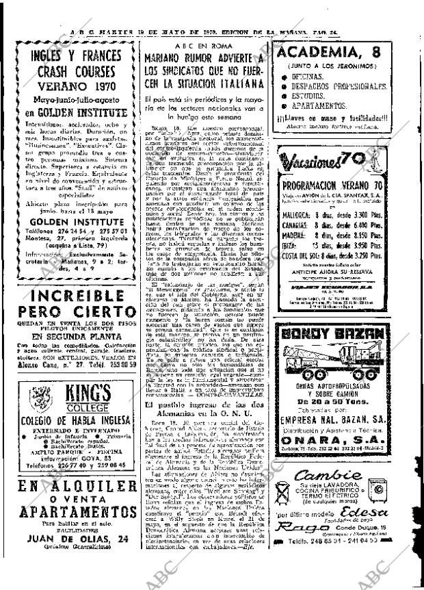 ABC MADRID 19-05-1970 página 24
