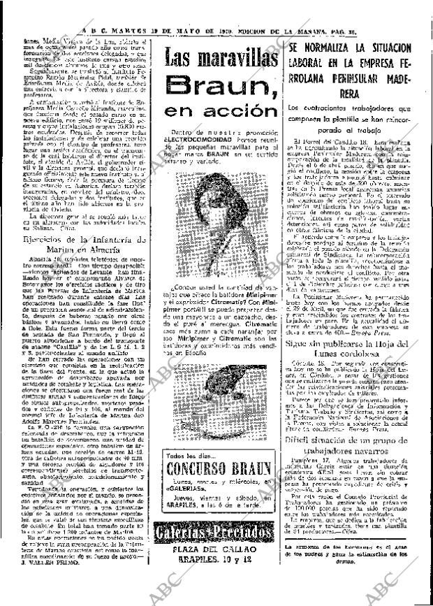 ABC MADRID 19-05-1970 página 38