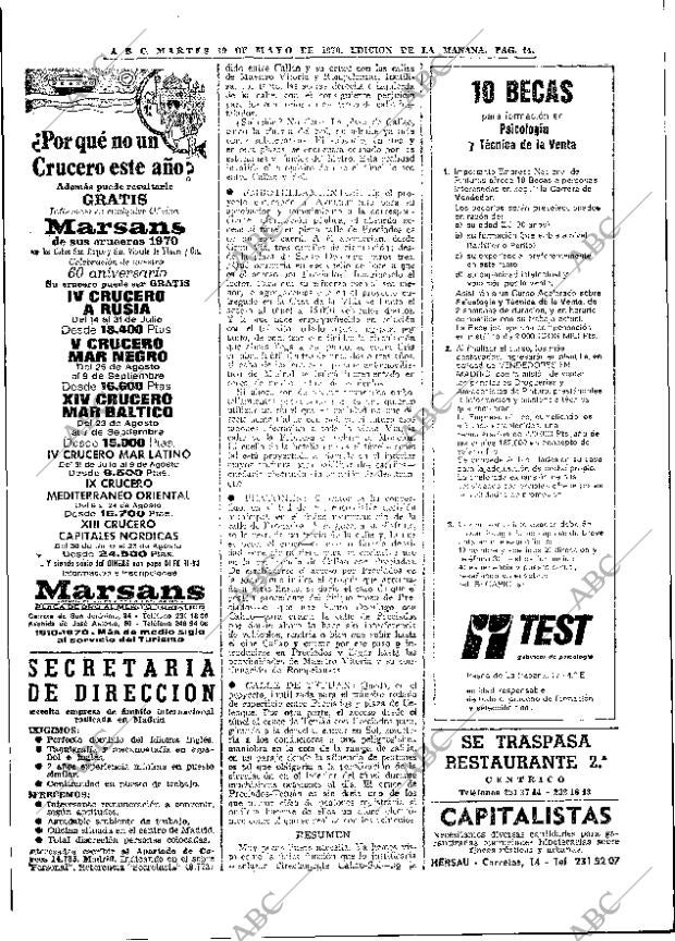 ABC MADRID 19-05-1970 página 44