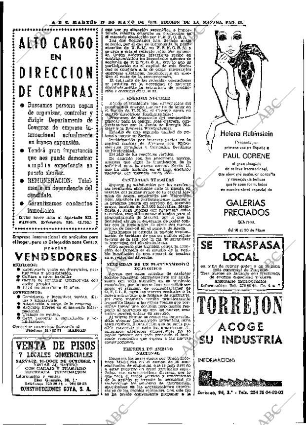 ABC MADRID 19-05-1970 página 60
