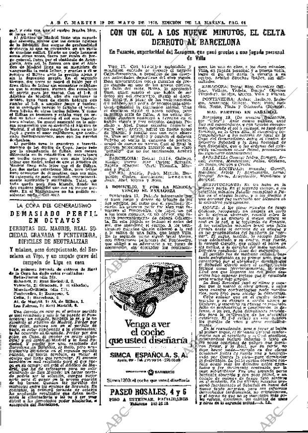 ABC MADRID 19-05-1970 página 64