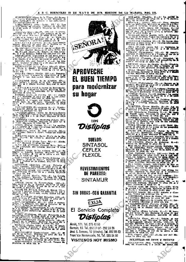 ABC MADRID 20-05-1970 página 101