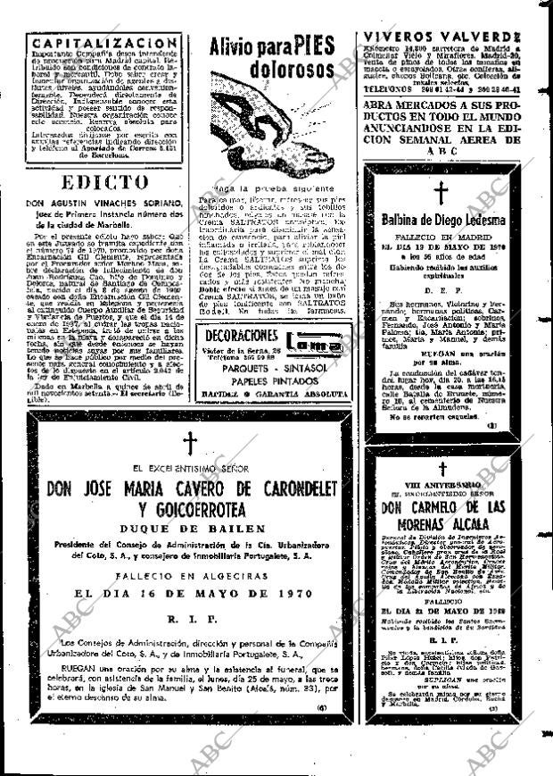 ABC MADRID 20-05-1970 página 121