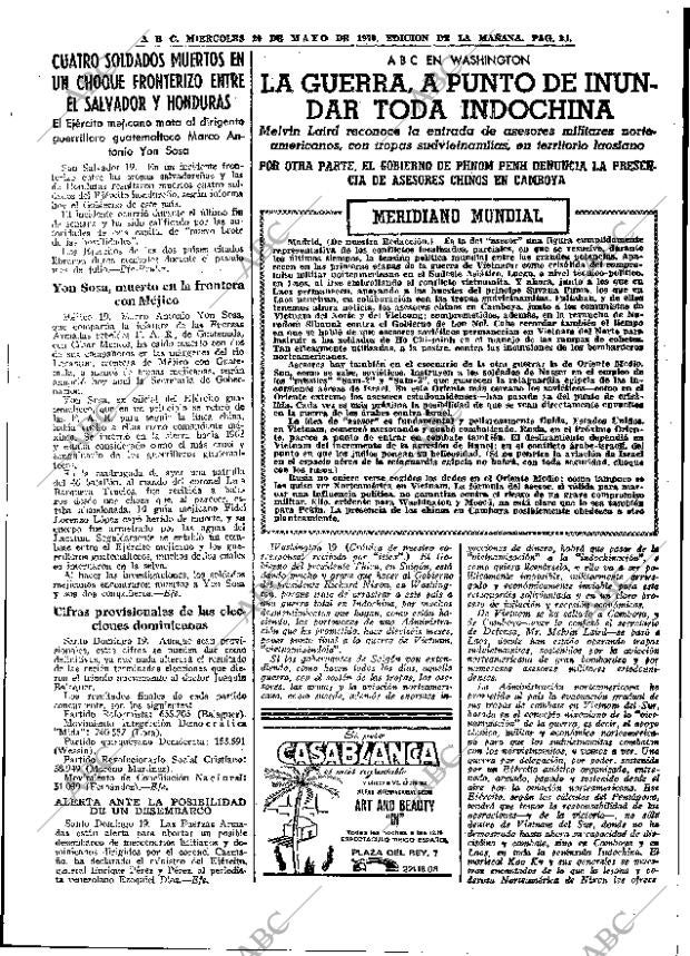 ABC MADRID 20-05-1970 página 31