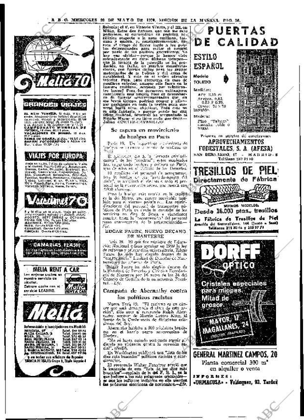 ABC MADRID 20-05-1970 página 36