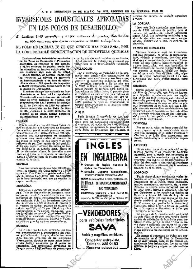ABC MADRID 20-05-1970 página 53