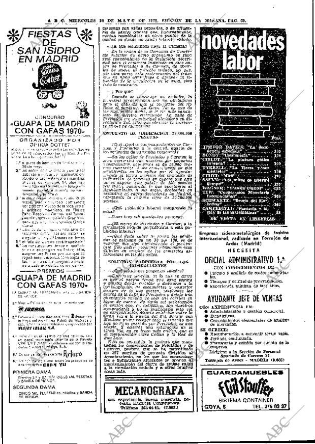 ABC MADRID 20-05-1970 página 60