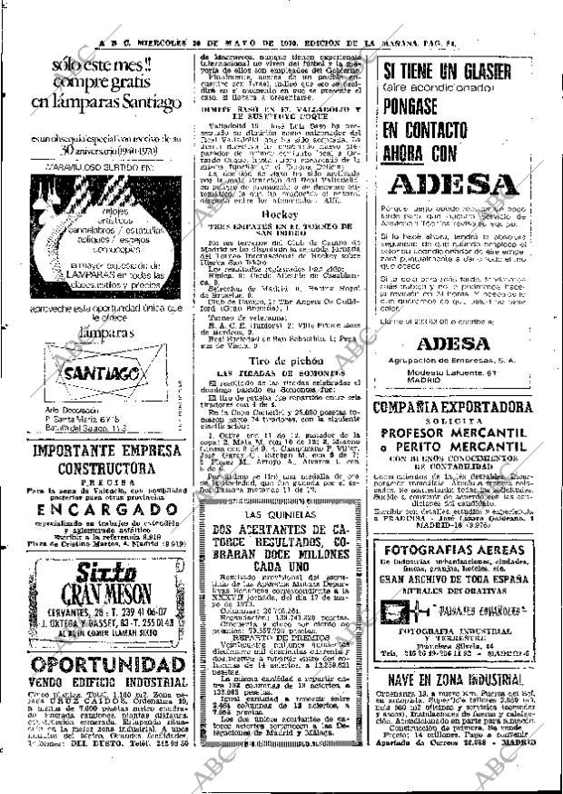 ABC MADRID 20-05-1970 página 84