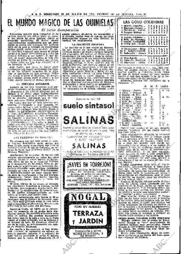 ABC MADRID 20-05-1970 página 90