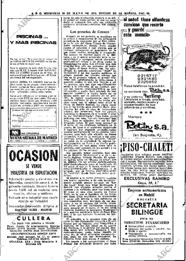 ABC MADRID 20-05-1970 página 96