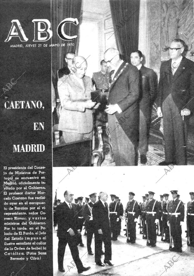 ABC MADRID 21-05-1970 página 1