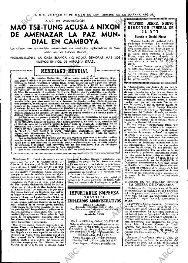 ABC MADRID 21-05-1970 página 29