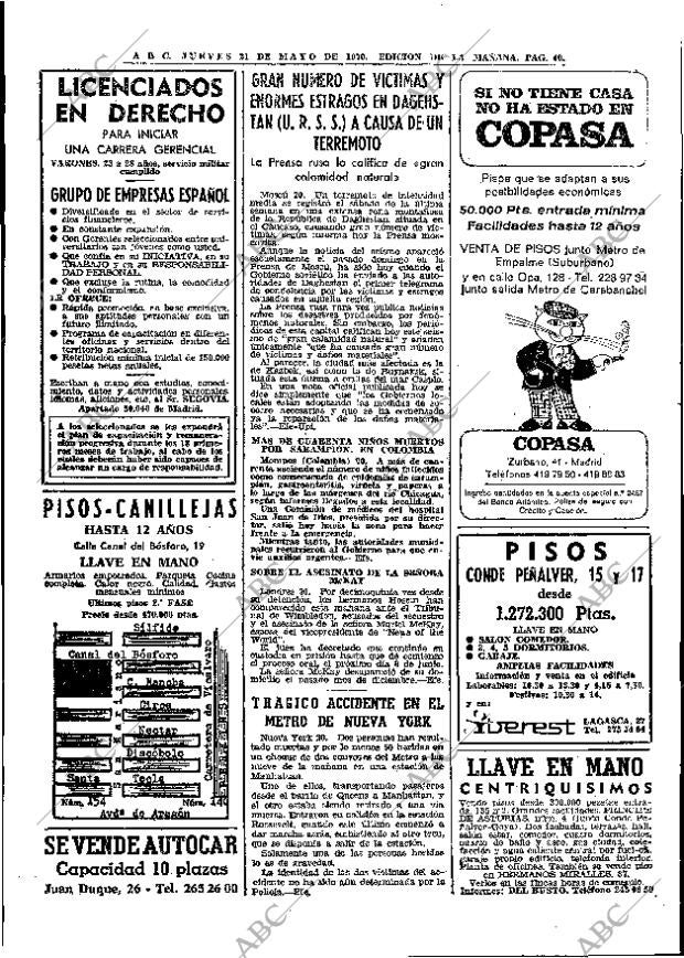 ABC MADRID 21-05-1970 página 40