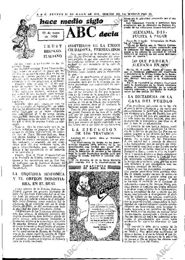 ABC MADRID 21-05-1970 página 59
